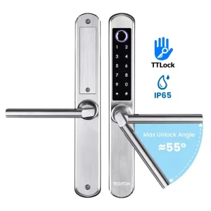 Outdoor Sliding Push-Pull Smart Lock for Hotel and Exterior Doors