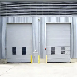 Outdoor Stainless Steel Aluminum Alloy Roll-Up Door PLC Digital Control Waterproof Windproof Warehouse Door