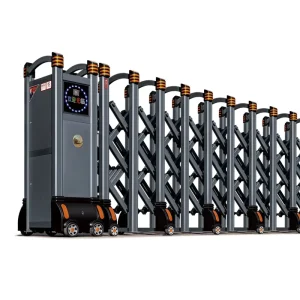 Outdoor Telescopic Retractable Exterior Security Gate for Public Buildings