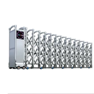 Outdoor Trackless Automatic Collapsible Sliding Electric Security Gate for Entrance