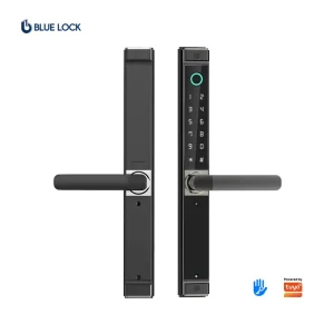 Outdoor Waterproof Fingerprint Combination Smart Lock with Cloud Storage for Aluminum Alloy, Steel, Sliding Wood, and Patio Doors