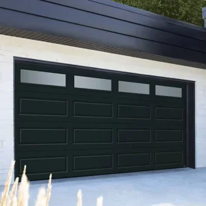 Overhead Insulated Aluminum Garage Door, Factory Custom, Remote-Controlled Automatic