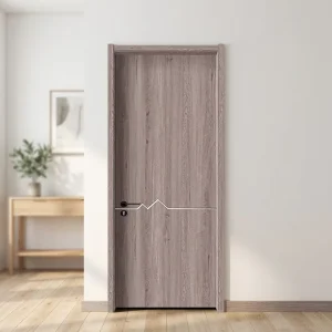 PA22 MDF Interior PVC Film Door for Office or Apartment
