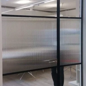PET Frosted Privacy Film for Glass Windows and Doors, Self-Adhesive, Anti-Scratch