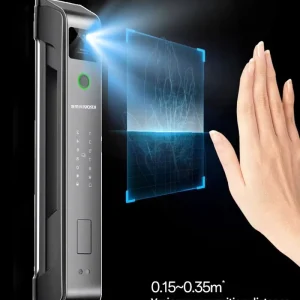 PR08 Security Door Lock with Fingerprint, Wi-Fi, and Face Recognition