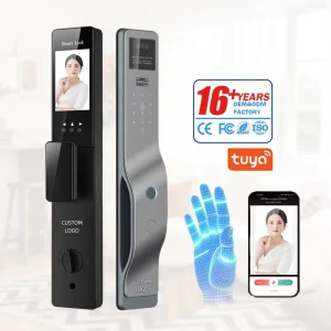 PR09 OEM ODM Smart Biometric Palmprint Recognition 3D Facial WiFi Aluminum Alloy App Smart Lock