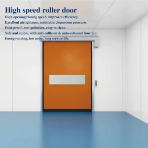 PVC Automatic Electric High-Speed Rapid Roll-Up Industrial Door for Cold Storage, Garage, and Workshop