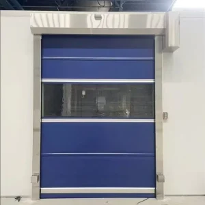 PVC High Speed Automatic Garage Roller Shutter Door Transparent Roll-up Security Door with Anti-theft & Fire Prevention