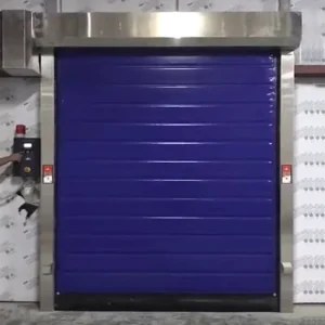PVC High-Speed Door for Cold Storage with Thermal Insulation, Automatic Operation, Dustproof and Insect-Proof Stainless Steel