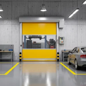PVC High-Speed Roll-Up Door for Warehouse