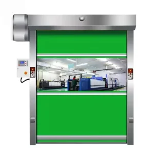 PVC High-Speed Roll-Up Garage Door for Dust-Free Workshops and Warehouses