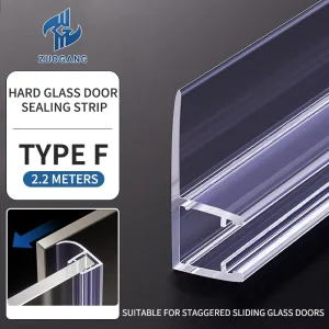 PVC Sliding Shower Door Bottom Sweep Seal Strip