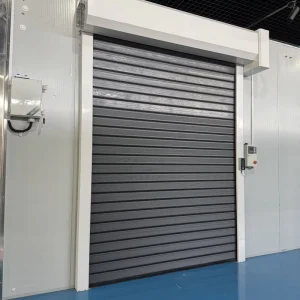 PVC Soft Rubber Automatic Industrial High-Speed Rolling Door with Thermal Insulation