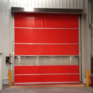 PVC Stainless Steel Aluminum Alloy Windproof Garage Door Infrared Safety Commercial Industrial Use Remote Control