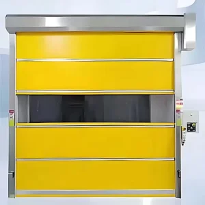 PVC Transparent Windproof High-Speed Industrial Door for Outdoor Use with Double Sealing