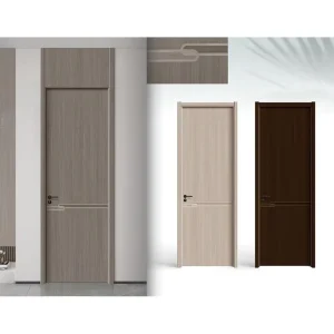 Paint-Free Soundproof Moisture-Resistant Customizable Carbon Crystal Door Painted Veneer Door for Hotel School