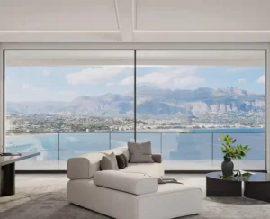Panoramic Aluminum Alloy Glass Sliding Door for Indoor and Outdoor Use