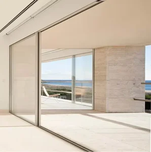 Panoramic Frameless Waterproof Movable Glass Partition Sliding Door for Balcony and Villa