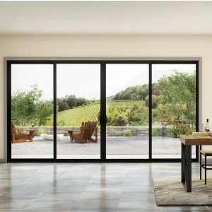 Panoramic Tempered Glass Aluminium Sliding Door for Patio or Balcony, Soundproof