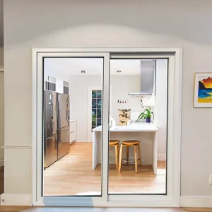 Patio Balcony PVC UPVC Vinyl Sliding Glass Door