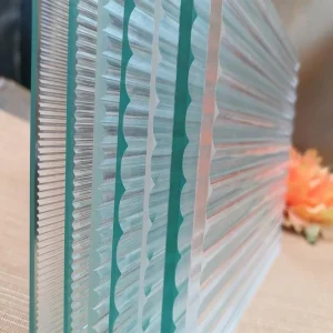 Patterned Glass Industrial Kitchen Bathroom Bedroom Decorative Windows Doors Partitions 3mm-5.5mm Thickness Flat