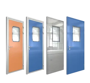 Pharmaceutical Cleanroom Hermetic Door with Aluminum Honeycomb Core and Antibacterial Surface