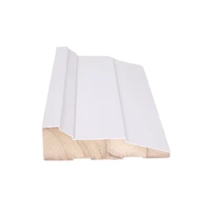 Pine MDF Solid Wood White Primed Door Frame Moulding Decorative Line Moisture Proof