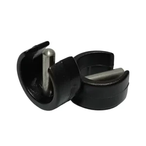 Plastic Stopper with Stainless Steel Pin for Roller Window and Aluminium Door, Screw Installation