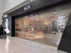 Polycarbonate Crystal Roller Shutter Door Transparent Security Shopfront Curtain Manufacturer Direct Supply