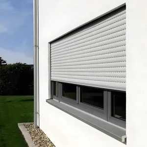 Polymer Automatic Rolling Shutter Garage Door with Remote Control, Anti-Theft, Insulated Aluminum