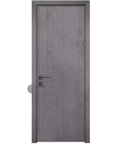 Postmodern Interior Solid Wood Composite WPCSPC Door Manual Finished Sound Insulation for Bedroom