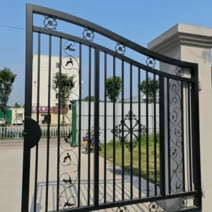 Powder Coated Modern Galvanized Steel Fencing for Outdoor Decor Villas Courtyards Malls Street Railings for Hospitals Hotels