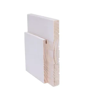 Primed Pine Wood Moisture-Resistant Contemporary Door Frame Moulding
