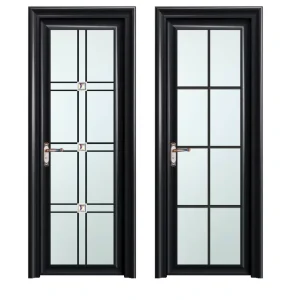 Privacy Frosted Glass Bathroom Door for Residential Spaces