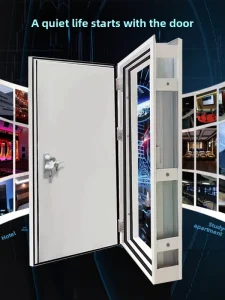 Professional Heavy Duty Acoustic Fire Rated Soundproof Door for Recording Studio Drum Room Piano Room Live Streaming Bar Bedroom