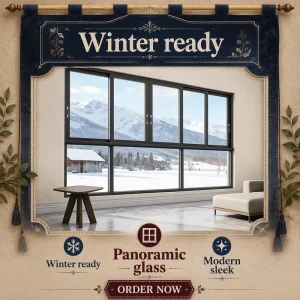 Professional Supply Aluminum Alloy Sliding Windows and Doors with Stainless Steel Mosquito Net, Soundproof Thermal Break, Energy Star