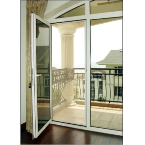 Pvc Frame Casement Balcony Door and Front Patio Upvc Swing Panel Door