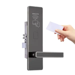 RFID Smart Lock for Aluminum, Wood, and Steel Doors, Hotel Card, Keyless IC Magnetic Card Access