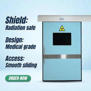 Radiation Protection Lead Door With Steel Frame For Hospital and Laboratory Applications