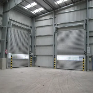 Rapid Closing Insulated Aluminum Spiral High-Speed Rolling Shutter Door