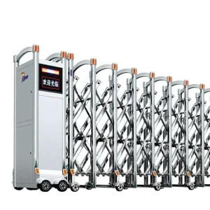 Remote Control Aluminum Alloy Automatic Telescopic Anti-Theft Gate for Home School Factory