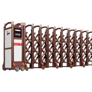 Remote Control Aluminum Alloy Electric Telescopic Retractable Sliding Security Gate