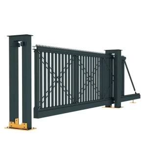 Remote Control Aluminum Alloy Trackless Cantilever Sliding Gate for Villa Garden Driveway