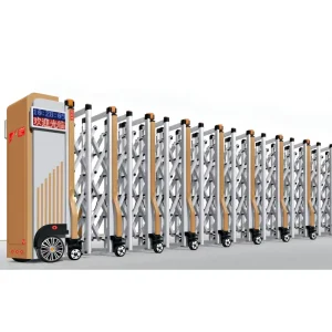 Remote Control Aluminum Trackless Retractable Sliding Gate