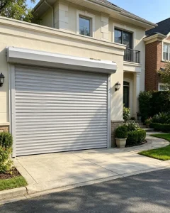 Remote Control Color Steel PU Foam Roll-Up Shutter Garage Gate, Anti-Cold, Automatic Household