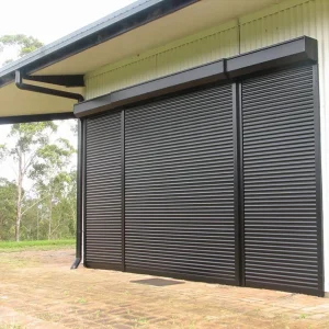 Remote Control Stainless Steel & Aluminum Waterproof Security Gate Roll Up Shutter Door