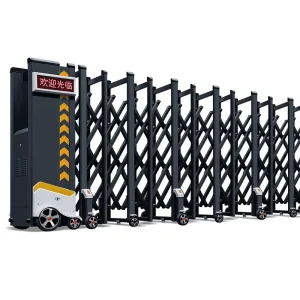 Remote Control Stainless Steel Retractable Folding Electric Gate for Driveway Entrance