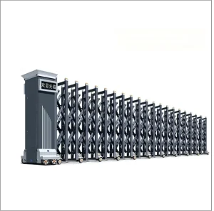 Remote Control Waterproof Outdoor Telescopic Security Gate for Driveways and Schools
