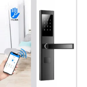 Remote Mobile Phone Smart Door Handle Lock