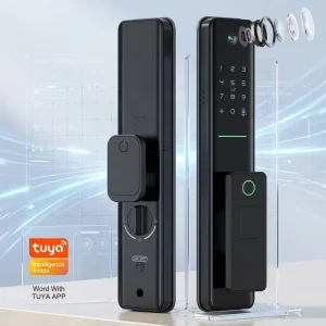 Remote WiFi NFC Automatic Smart Door Lock Camera EY-312 for Wood Doors Electronic Mortise Code